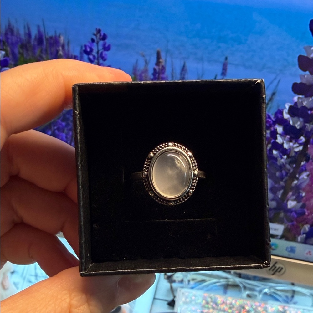 Adjustable Moonstone Ring